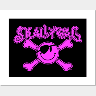 Scallywag Pink Posters and Art